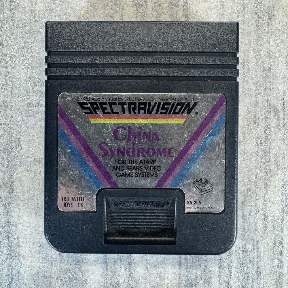 China Syndrome Tested Working Atari 2600 Game Cartridge